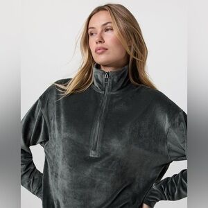 Vuori Haven Half Zip Jacket Aspen Sz L